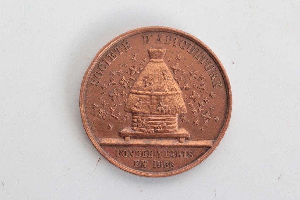 Médaille Société d'apiculture Paris 1856 Concours apicole