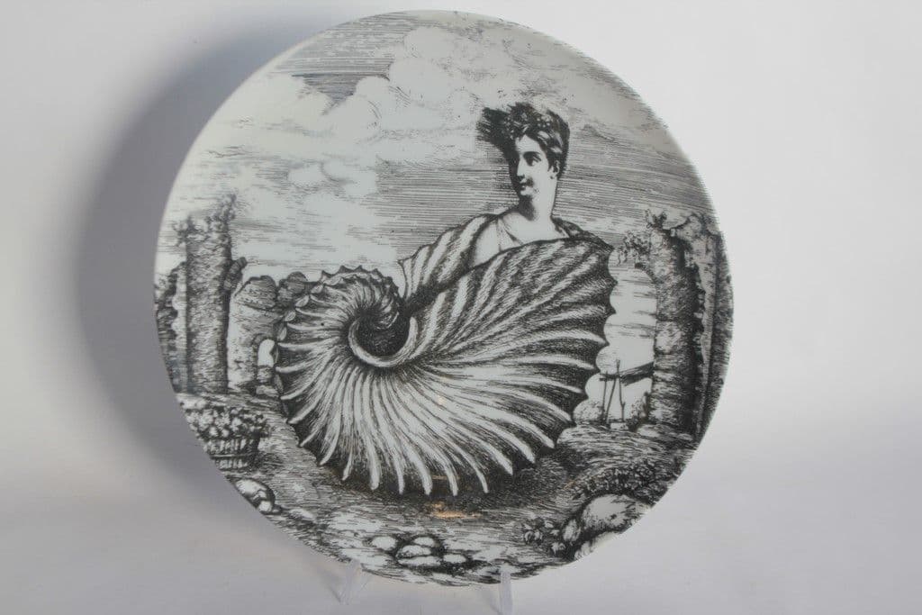 Piero FORNASETTI Assiette Le Oceanidi Italie