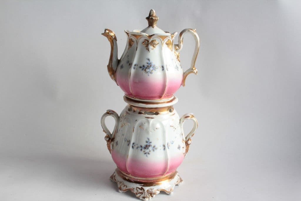 Tisanière porcelaine de Paris XIXe siècle