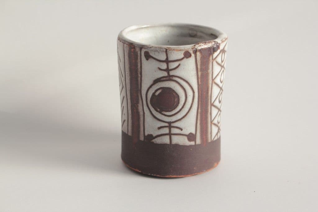 Gobelet céramique Alexandre KOSTANDA Vallauris 1960